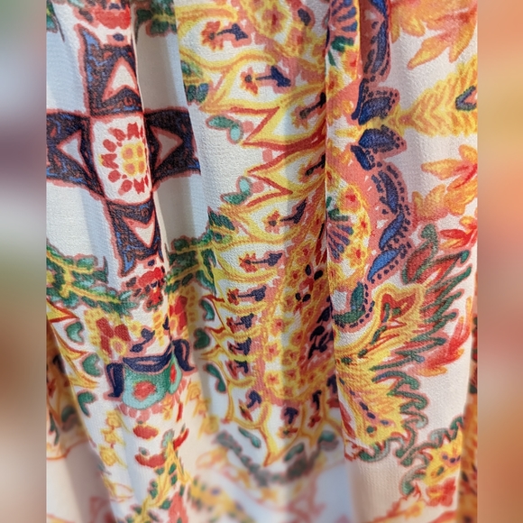 Lily Rose - Dress multi-color maxi dress Spaghetti Straps, padded Size L - Picture 4 of 9